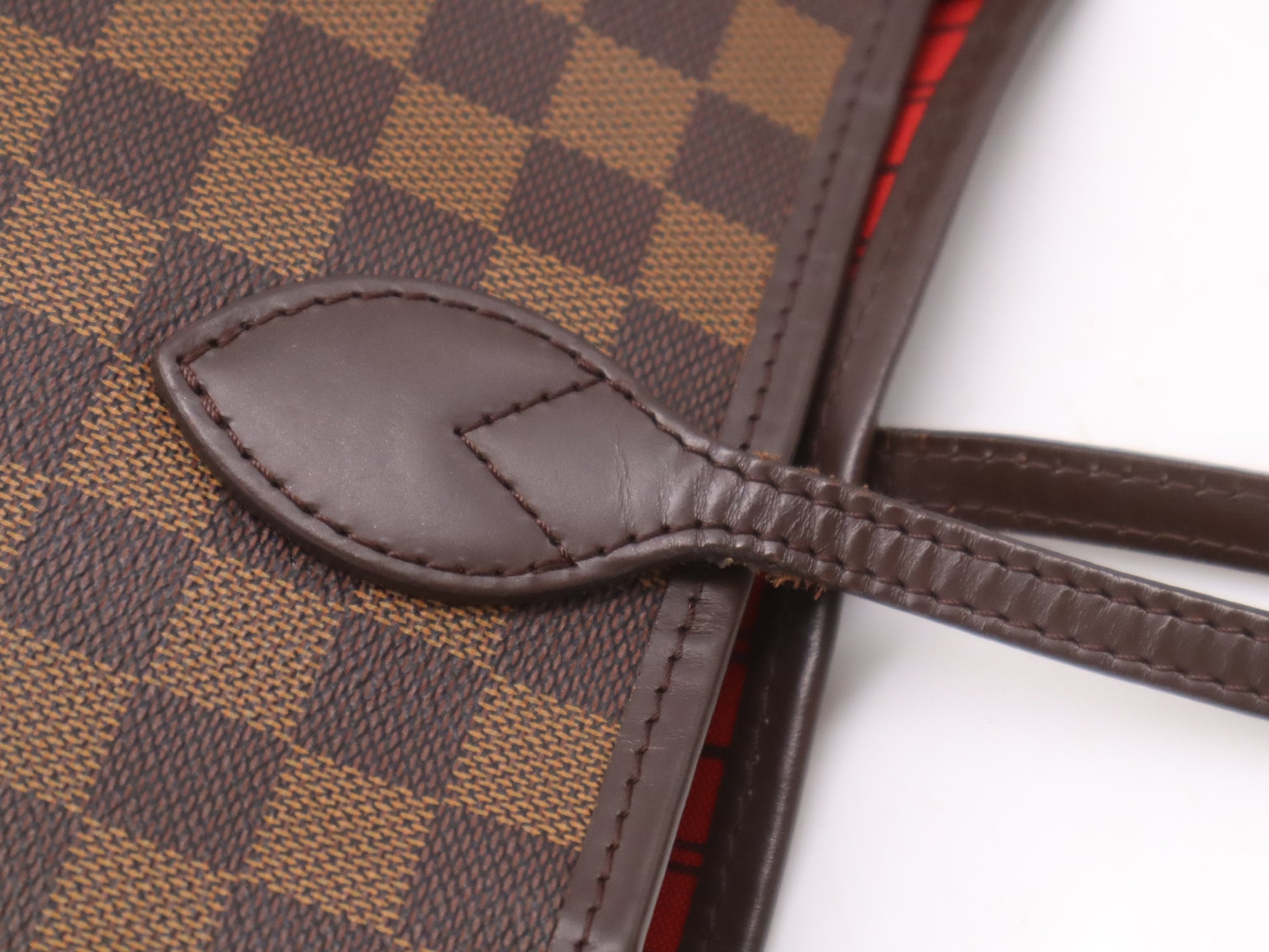 LOUIS VUITTON N40599 Damier Neverfull MM Tote Bag with Pouch and Dust Bag