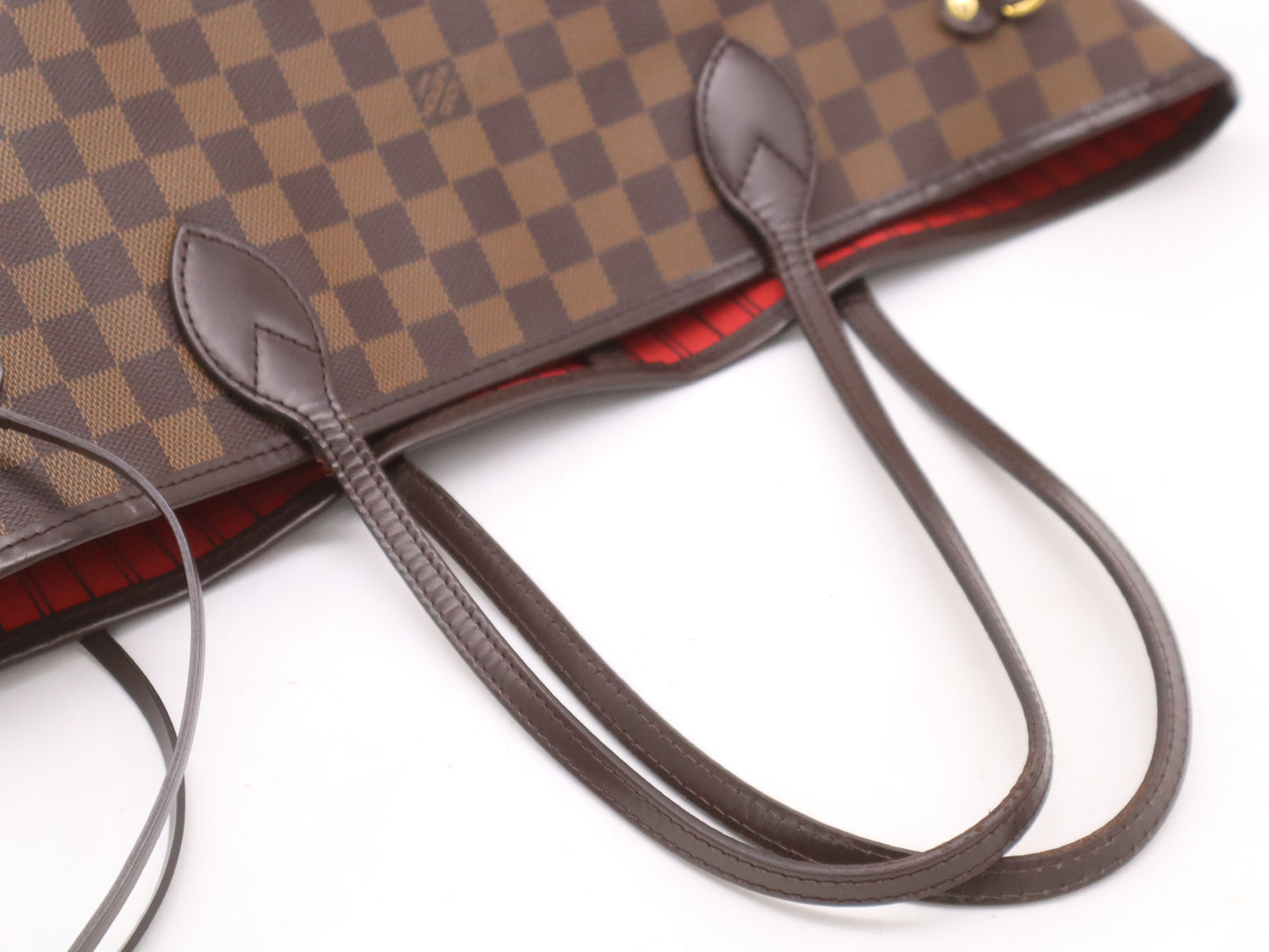 LOUIS VUITTON N40599 Damier Neverfull MM Tote Bag with Pouch and Dust Bag
