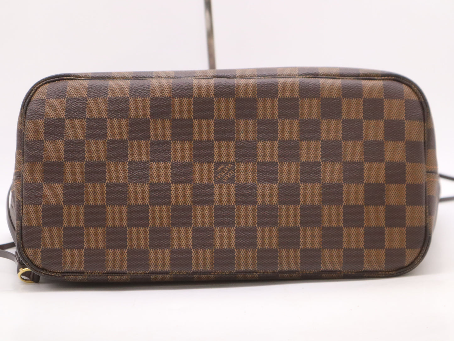 LOUIS VUITTON N40599 Damier Neverfull MM Tote Bag with Pouch and Dust Bag