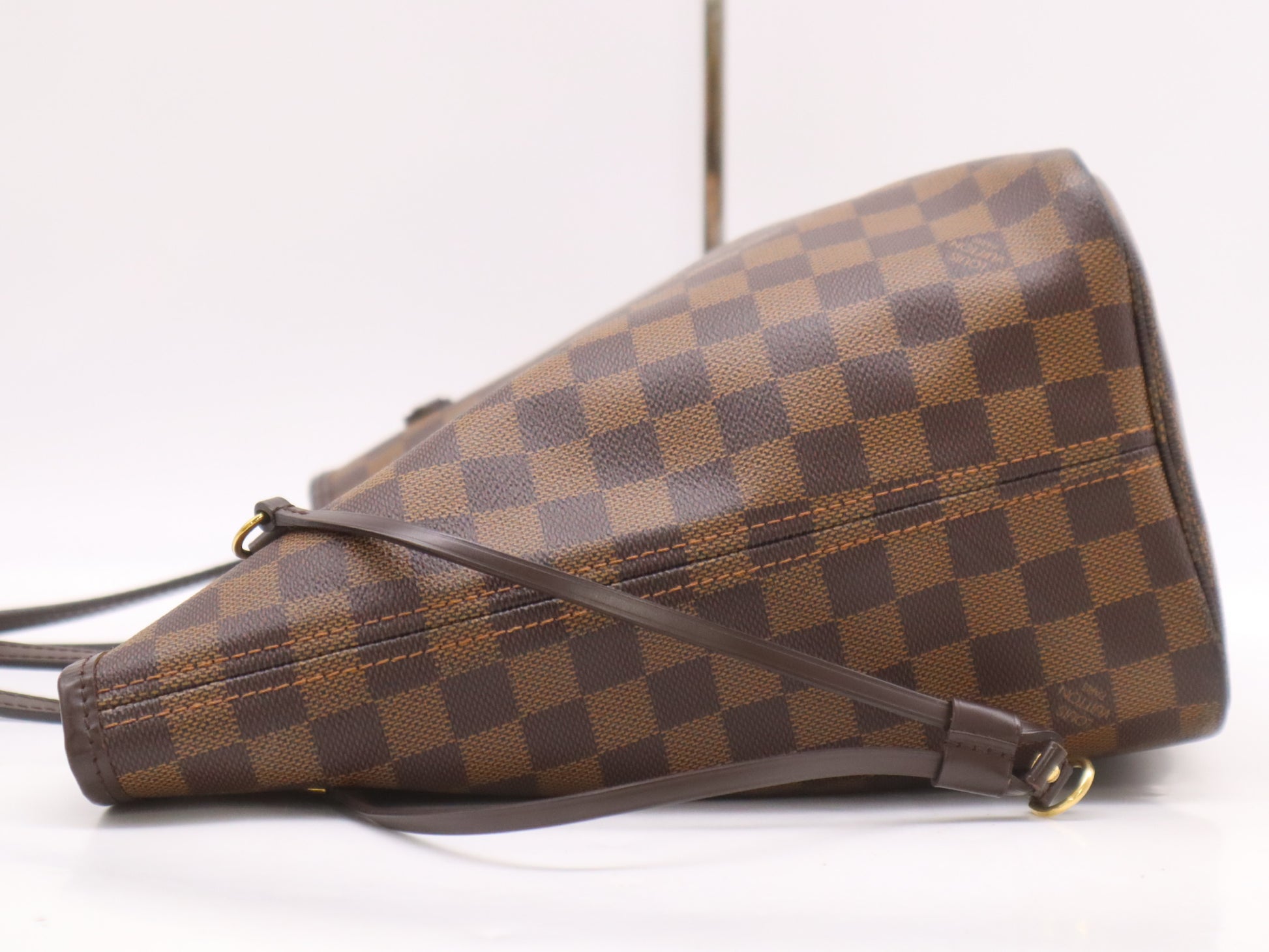 LOUIS VUITTON N40599 Damier Neverfull MM Tote Bag with Pouch and Dust Bag
