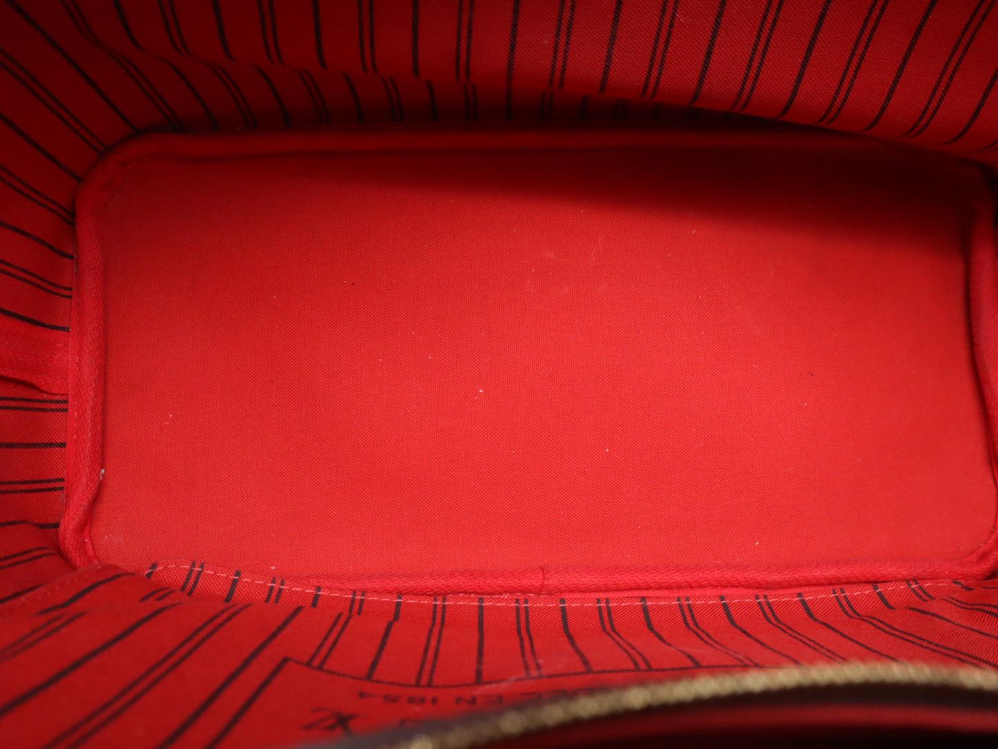 LOUIS VUITTON N40599 Damier Neverfull MM Tote Bag with Pouch and Dust Bag