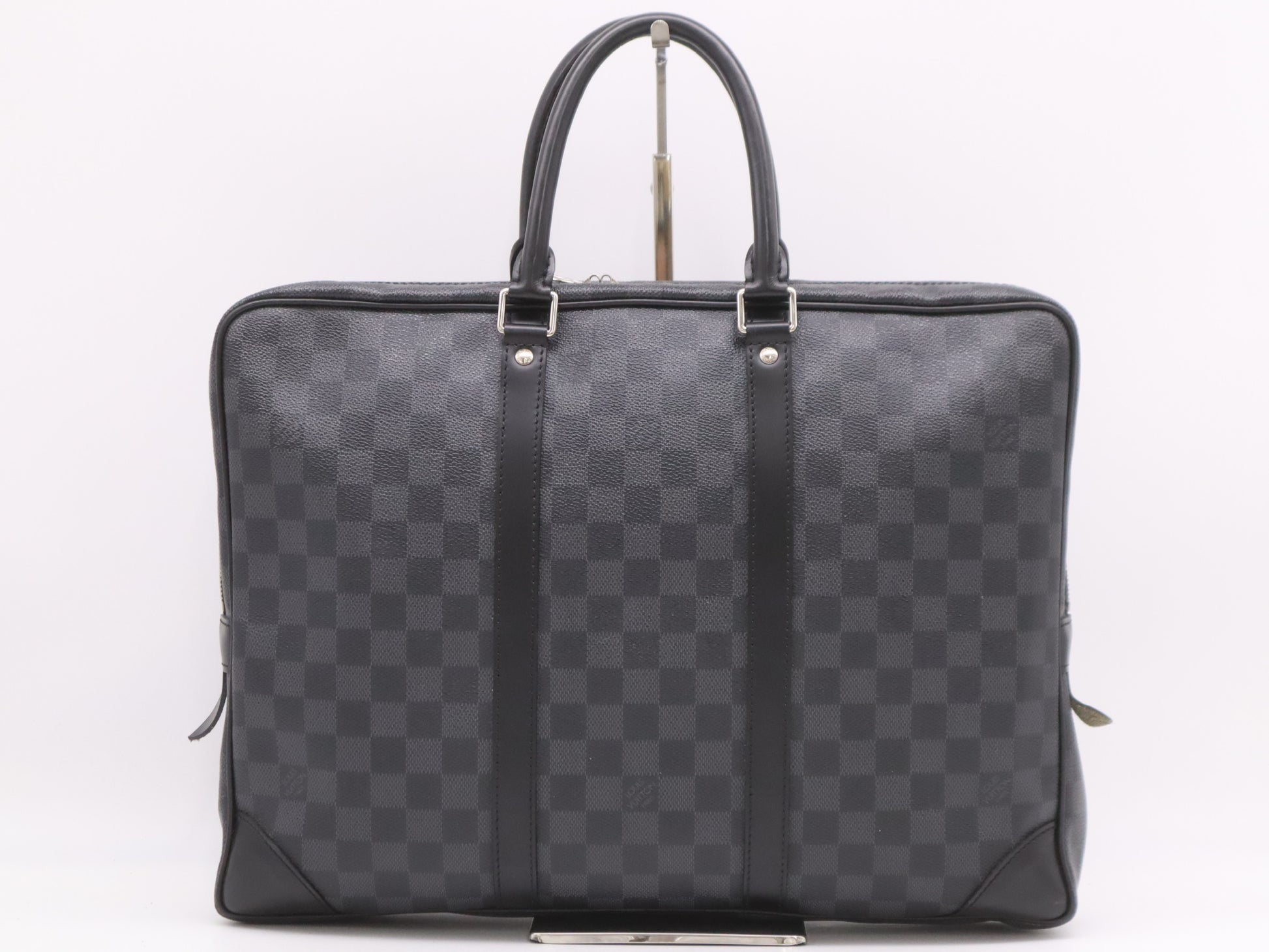 LOUIS VUITTON N41125 Graphite Porte Document Voyage Business Bag