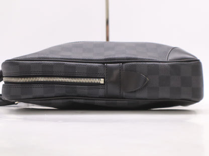 LOUIS VUITTON N41125 Graphite Porte Document Voyage Business Bag