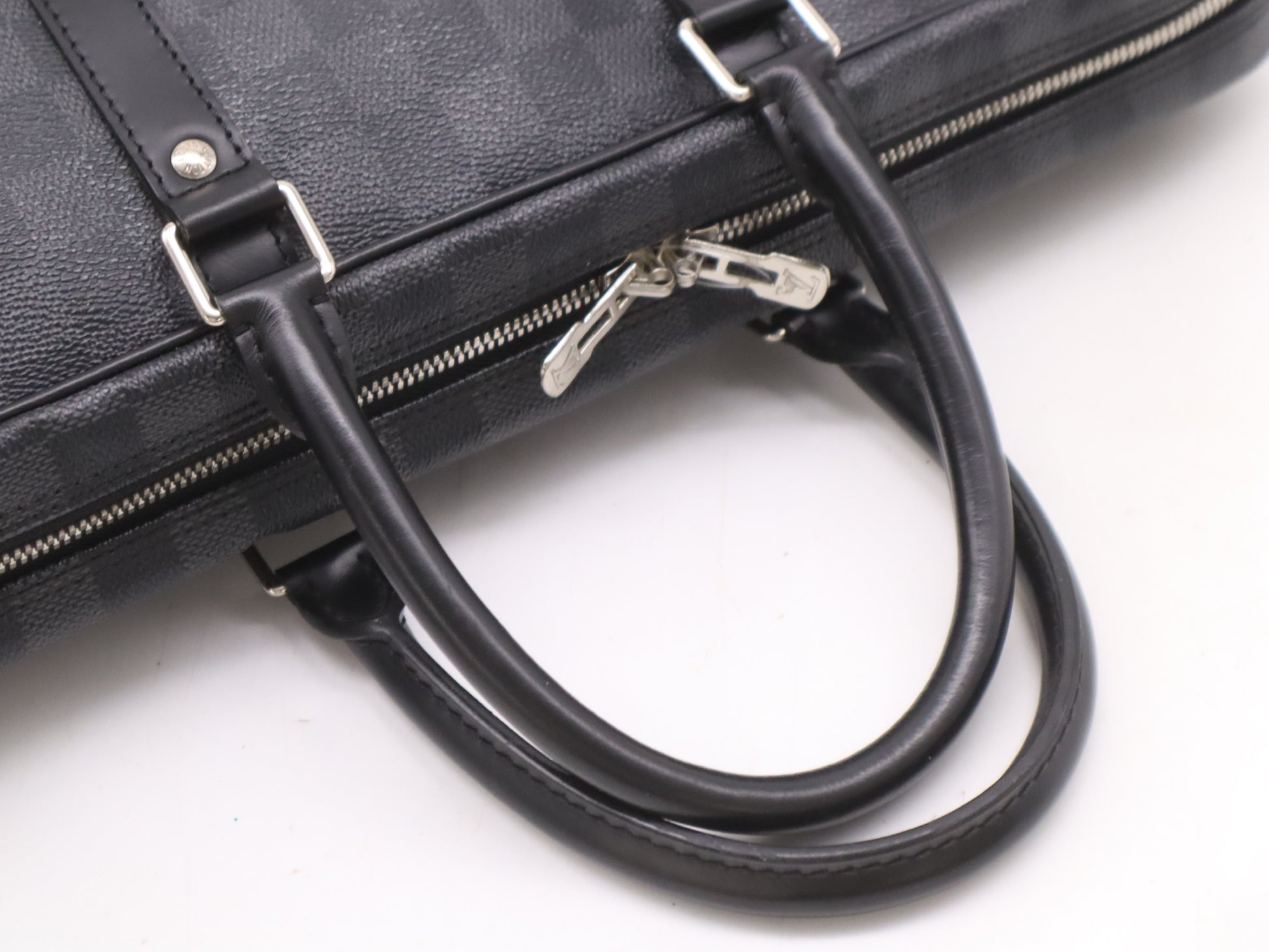 LOUIS VUITTON N41125 Graphite Porte Document Voyage Business Bag