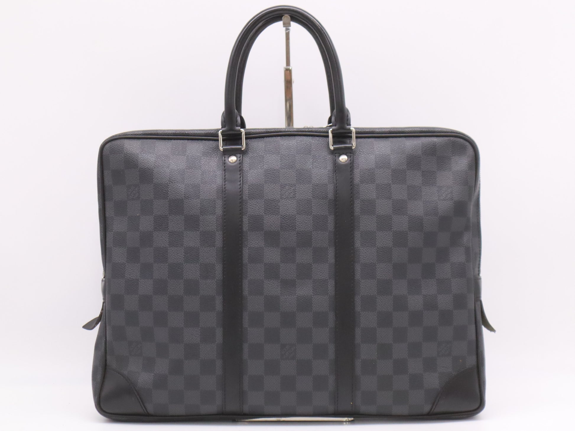 LOUIS VUITTON N41125 Graphite Porte Document Voyage Business Bag