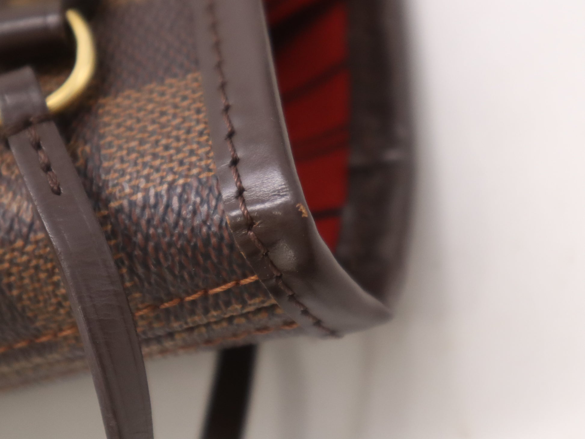 LOUIS VUITTON N51109 Damier Neverfull PM Old Model Handbag