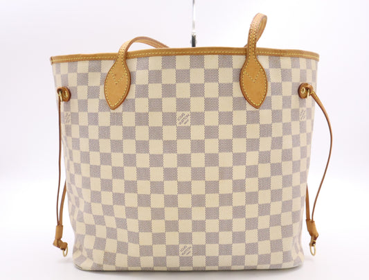 LOUIS VUITTON N51107 Azur Neverfull MM Old Model Tote Bag