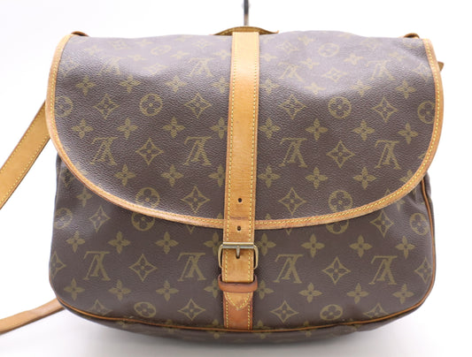 LOUIS VUITTON M42254 Monogram Saumur 35 Shoulder Bag