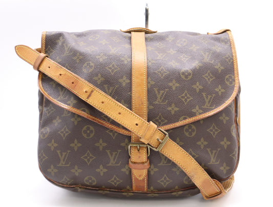 LOUIS VUITTON M42254 Monogram Saumur 35 Shoulder Bag