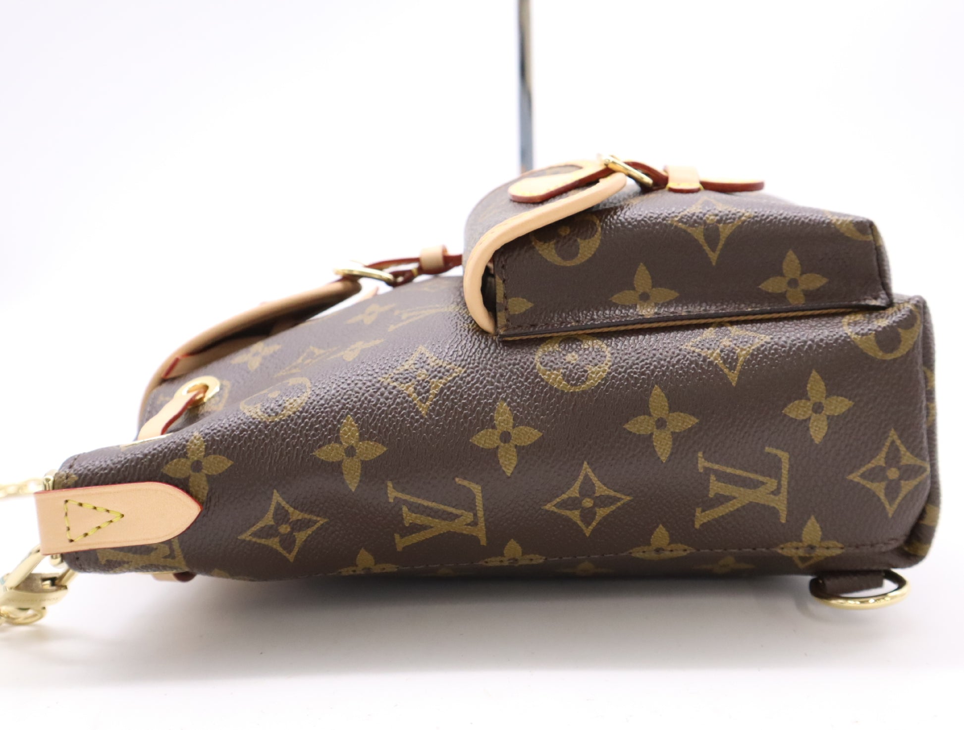 LOUIS VUITTON M46932 Monogram Excursion PM Backpack with RFID Reader, No Serial Tag, Shoulder Strap, Box, and Dust Bag