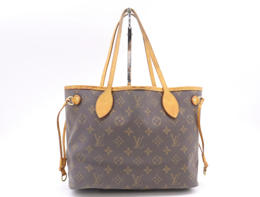 LOUIS VUITTON M40155 Monogram Neverfull PM Old-Style Tote Bag