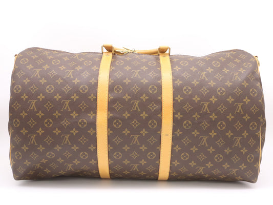 LOUIS VUITTON M41412 Monogram Keepall Bandouliere 60 Boston Bag with Shoulder Strap