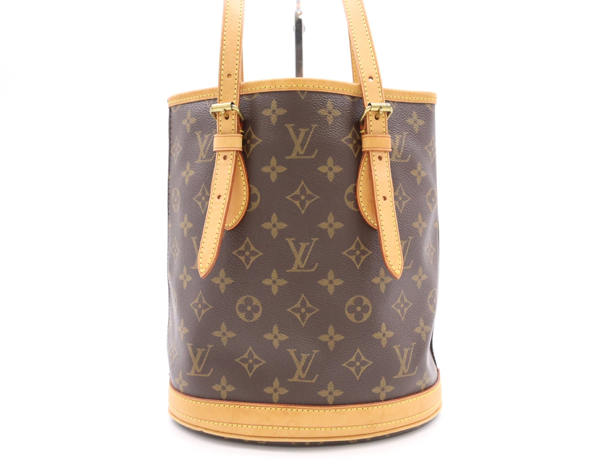 LOUIS VUITTON M42238 Monogram Bucket PM Tote Bag