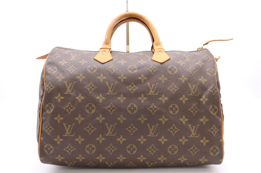 LOUIS VUITTON M41524 Monogram Speedy 35 Boston Bag