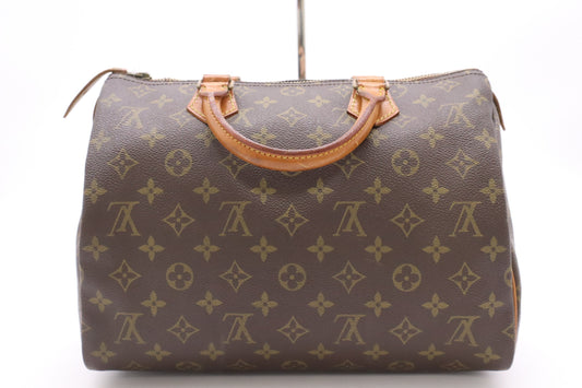 LOUIS VUITTON M41526 Monogram Speedy 30 Handbag
