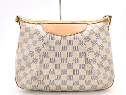 LOUIS VUITTON N41113 Azur Siracusa PM Shoulder Bag