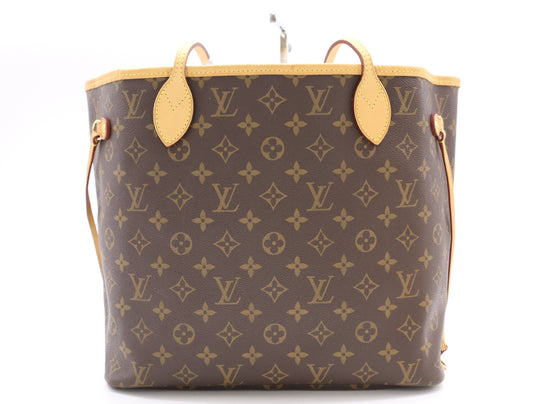 LOUIS VUITTON M40995 Monogram Neverfull MM Tote Bag with Pouch