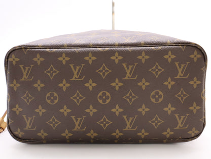 LOUIS VUITTON M40995 Monogram Neverfull MM Tote Bag with Pouch