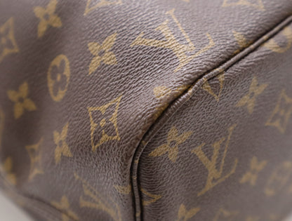 LOUIS VUITTON M40995 Monogram Neverfull MM Tote Bag with Pouch