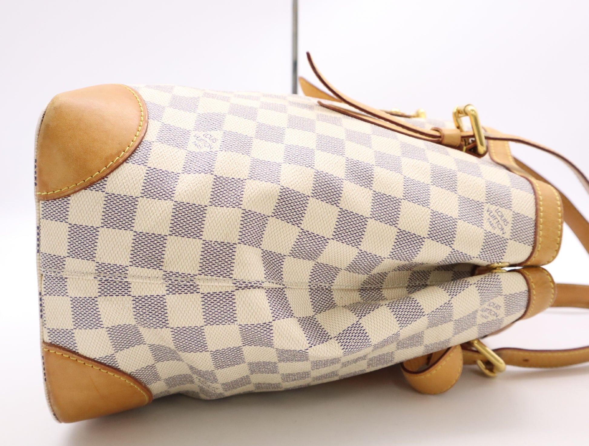 LOUIS VUITTON N51206 Azure Hampstead MM Tote Bag