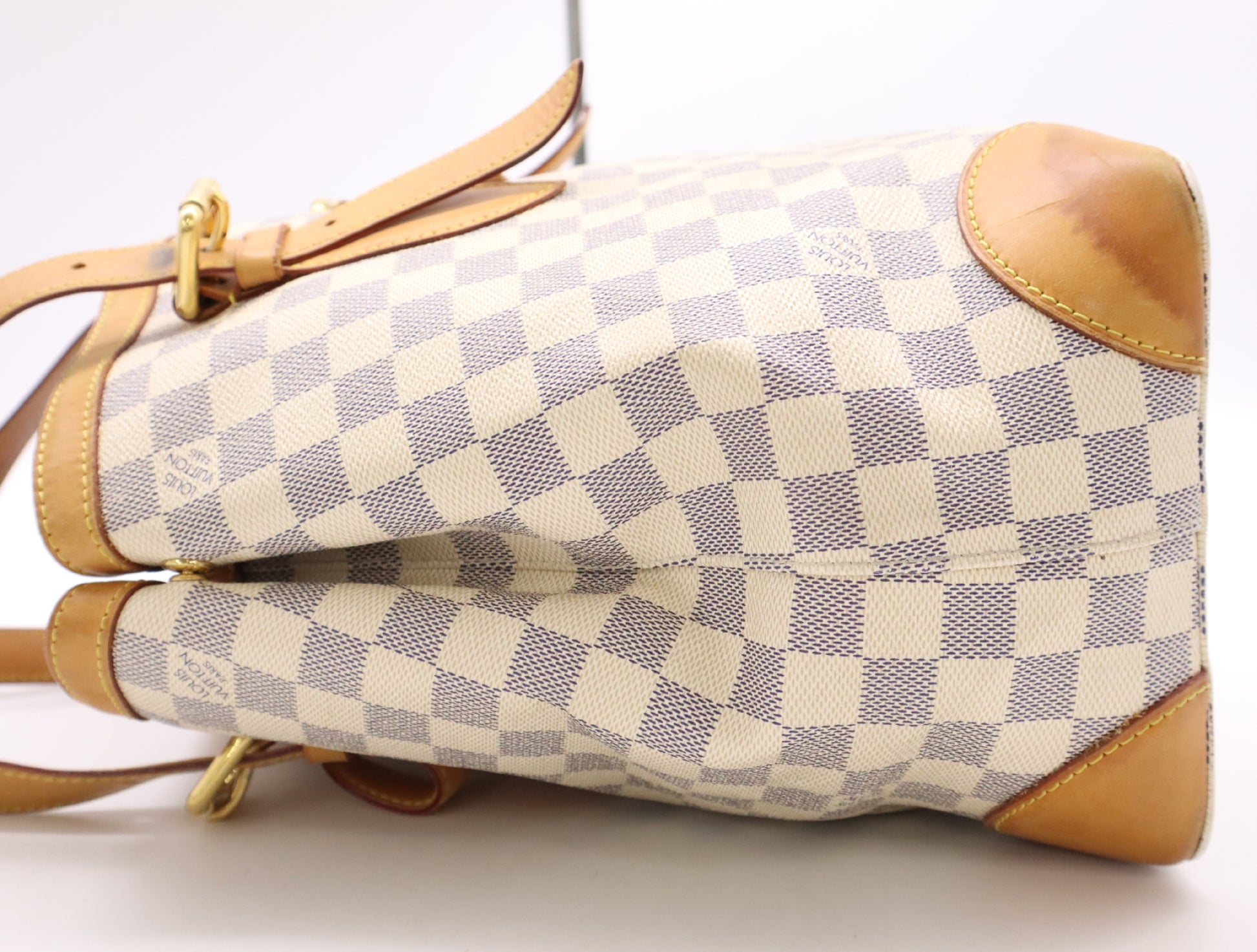 LOUIS VUITTON N51206 Azure Hampstead MM Tote Bag