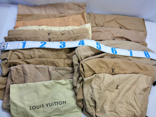 Set of 20 Louis Vuitton Dust Bags 