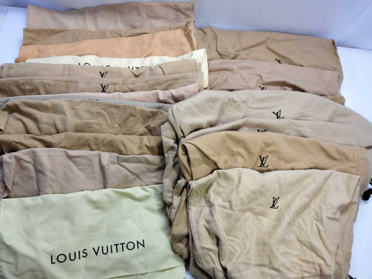 Set of 20 Louis Vuitton Dust Bags 