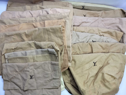 Set of 20 Louis Vuitton Dust Bags 