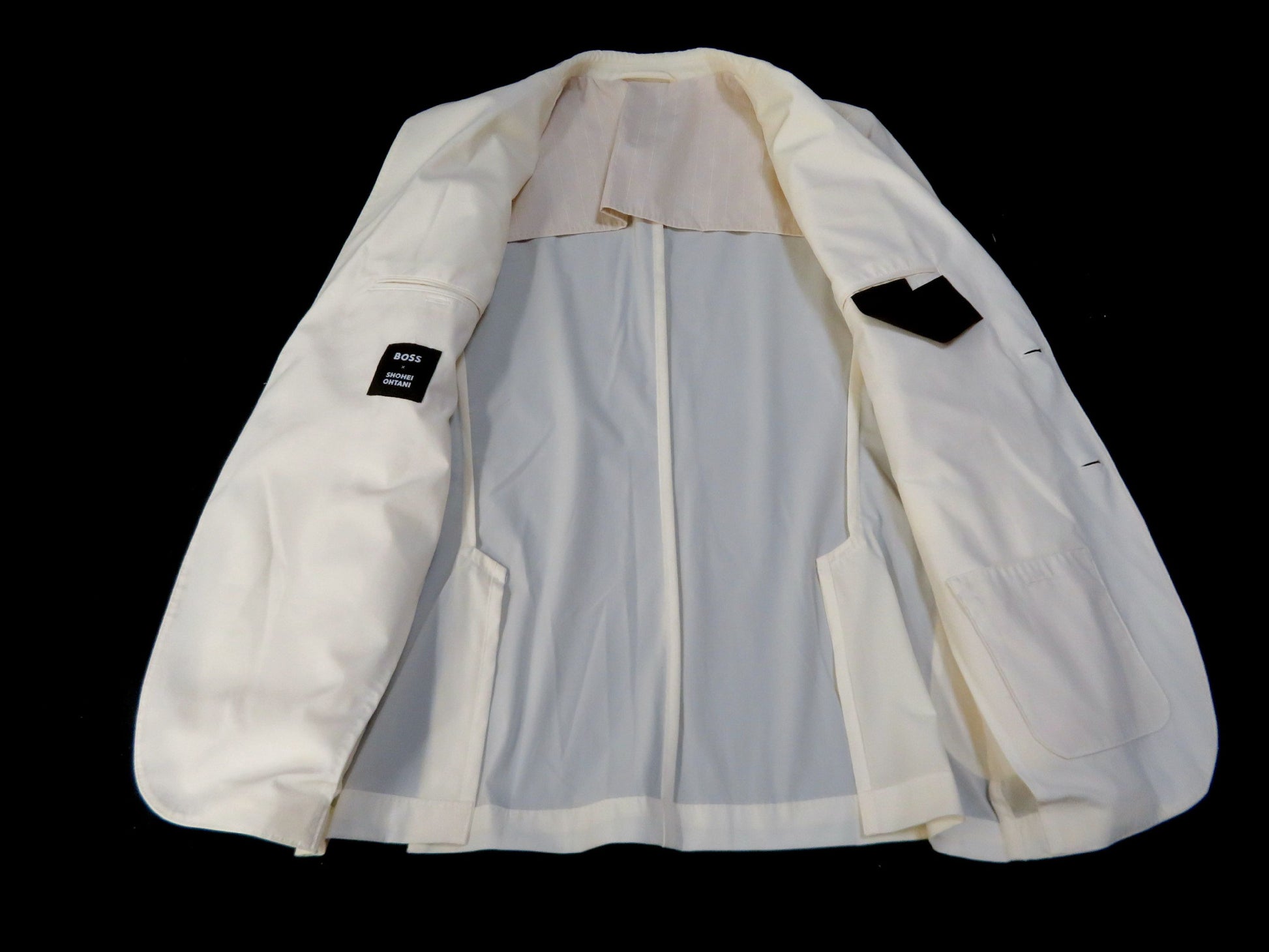 Shohei Ohtani model HUGO BOSS tailored jacket blazer white size 46 jacket