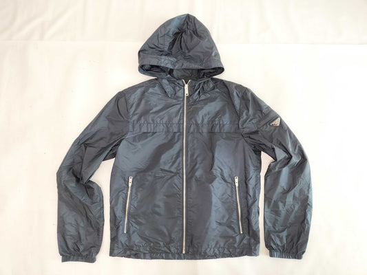 PRADA Sport Prada SGA466 Nylon Jacket with Triangle Logo, Size 50