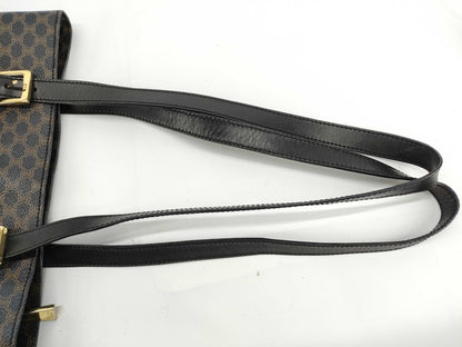 CELINE Black Macadam Tote Bag