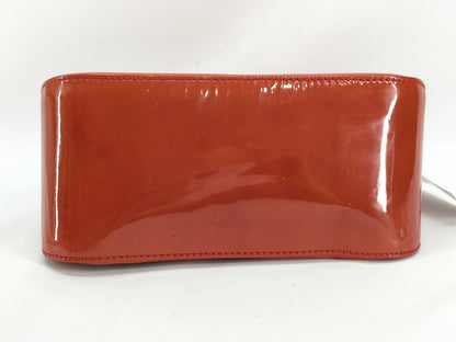 FENDI Mamma Bucket Patent Leather Red Handbag