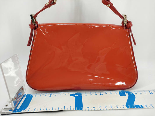 FENDI Mamma Bucket Patent Leather Red Handbag