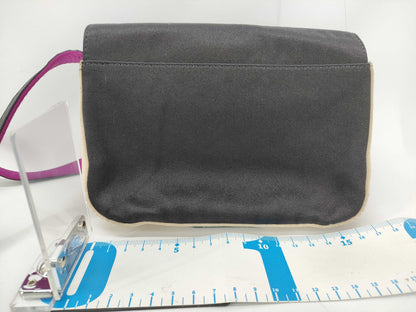 FENDI FF hardware satin shoulder bag