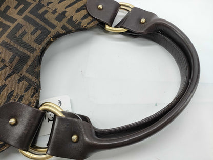 FENDI Zucca pattern zebra Zucca tote bag handbag