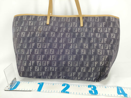FENDI Zucca Print Zucchino Tote Bag