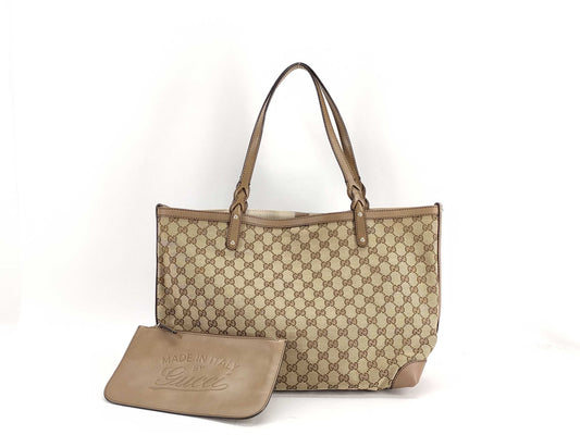 GUCCI GG Canvas Tote Bag
