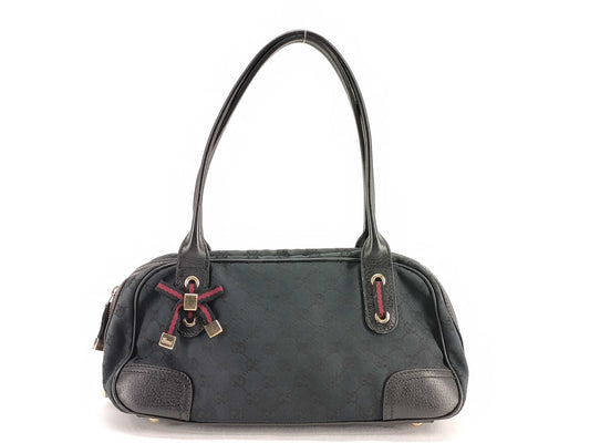 GUCCI GG Canvas Princess Boston Bag