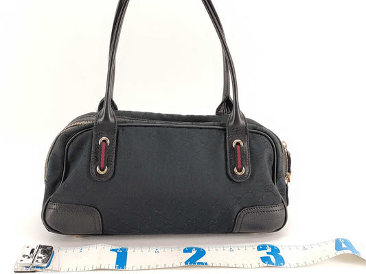 GUCCI GG Canvas Princess Boston Bag