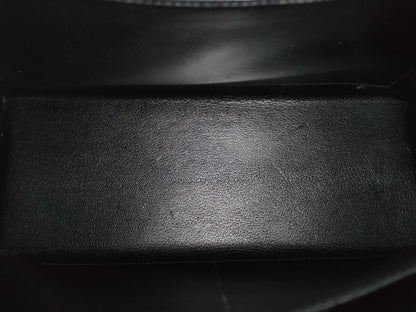 HERMES Kelly 32 Handbag, Black Calfskin, Gold Hardware, 〇U Stamp