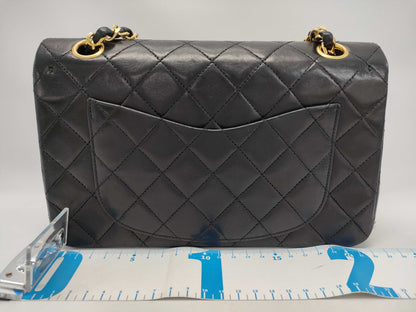 CHANEL Matelasse Coco Mark Turn Lock Double Chain Double Flap Shoulder Bag
