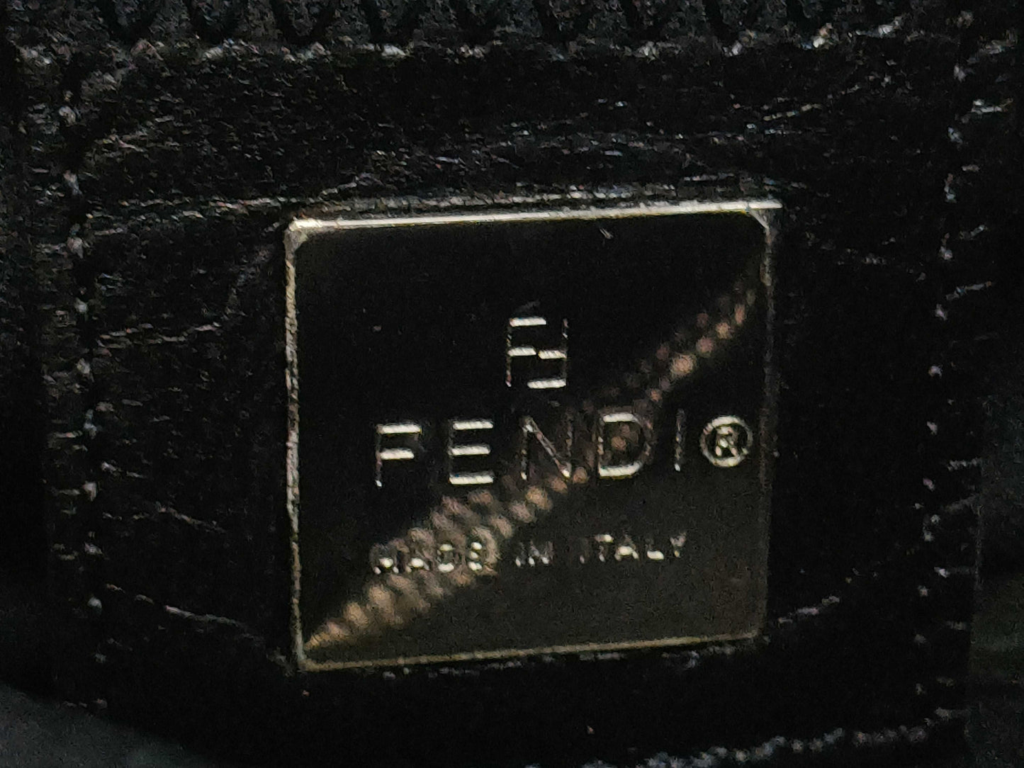 FENDI Bucket Nylon Handbag
