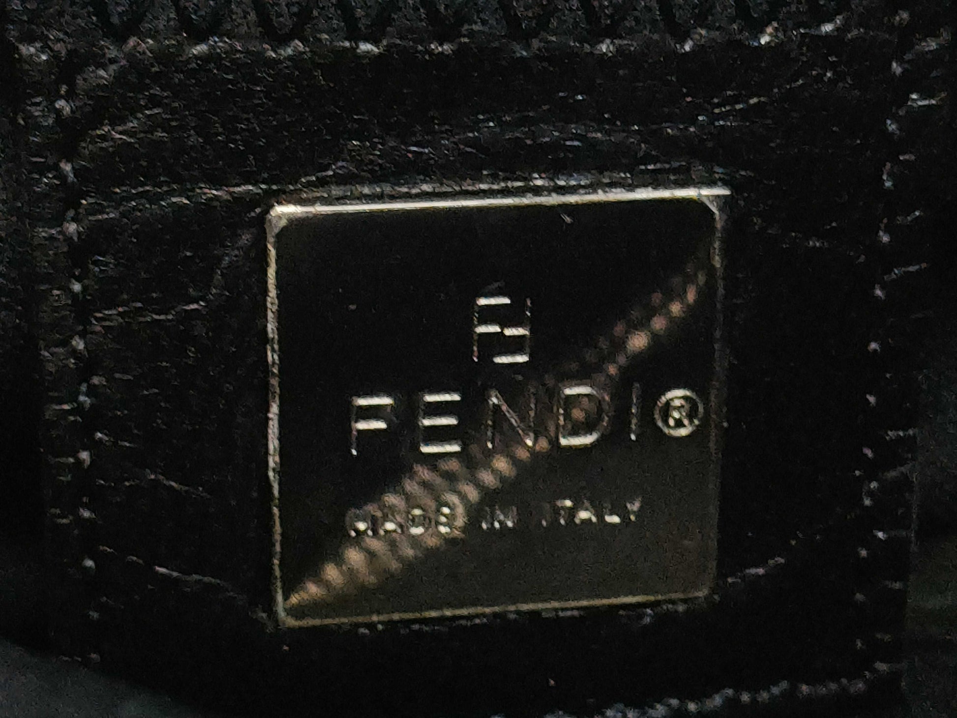FENDI Bucket Nylon Handbag