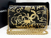 CHANEL Egypt Limited Edition Crocodile Embossed 2.55 Graffiti W19cm Approx. 28 Series [Box, Dust Bag, Sticker Included] Vintage G Hardware Chain Wallet 28086499 Shoulder Bag