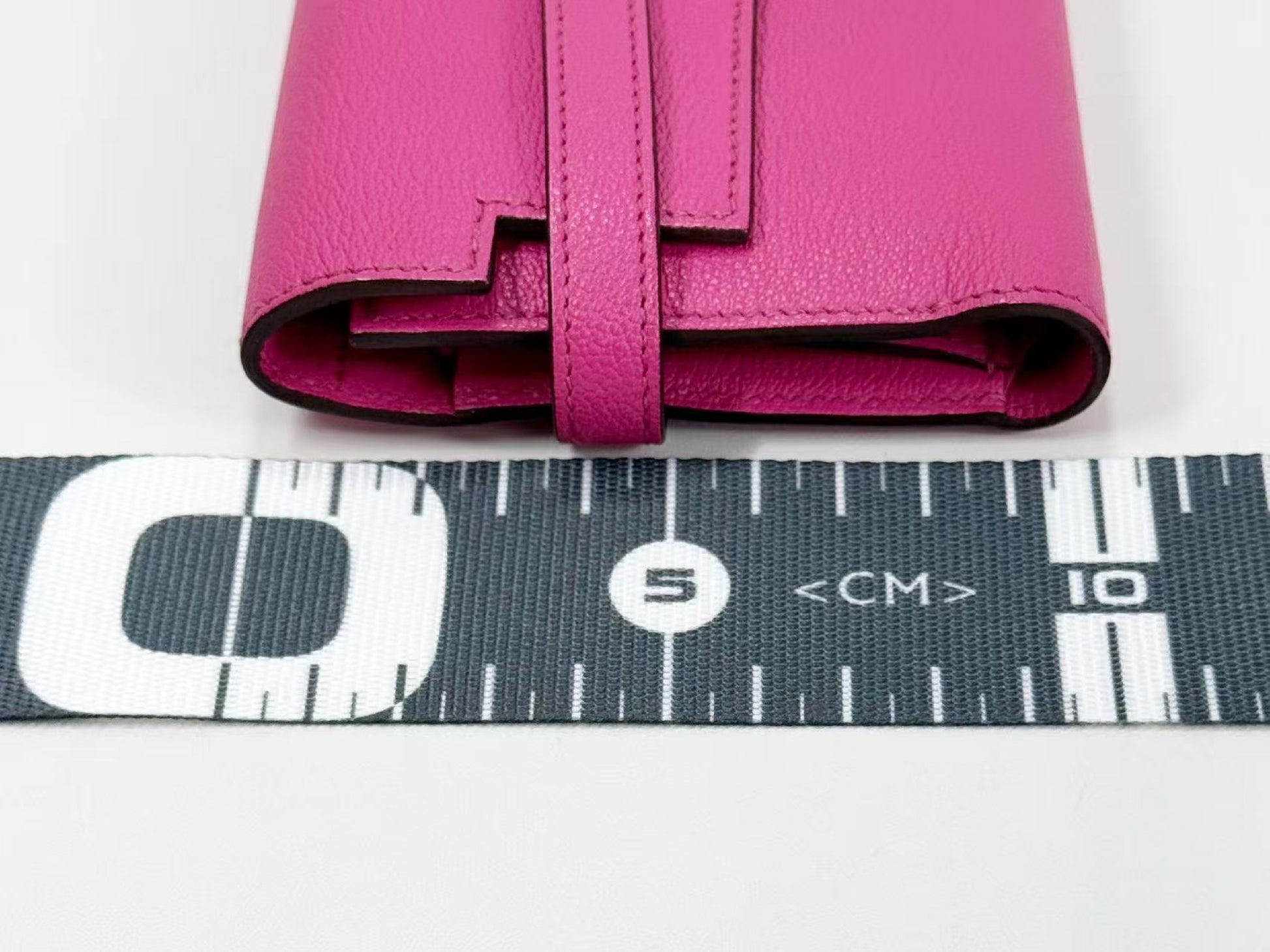 CHANEL Kelly Wallet, Medium Size, Chevre, Pink, D Stamp, Silver Hardware