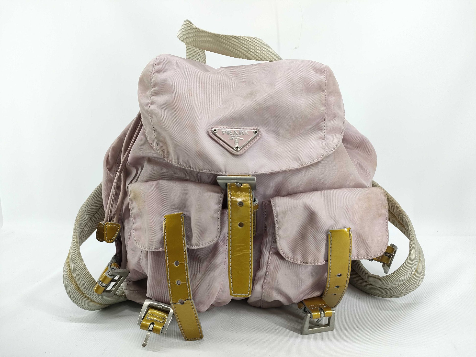 PRADA Nylon Prada Backpack Pink Backpack
