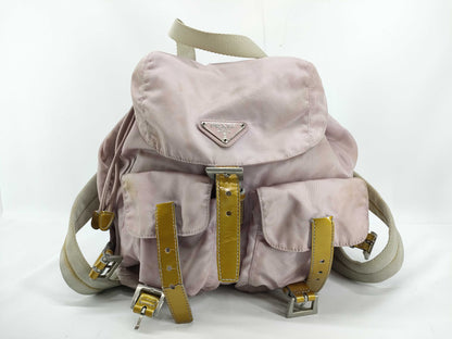 PRADA Nylon Prada Backpack Pink Backpack