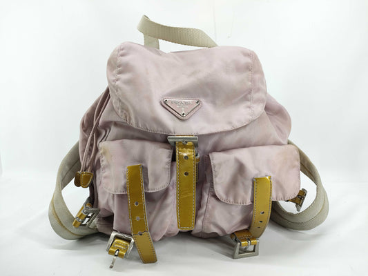 PRADA Nylon Prada Backpack Pink Backpack