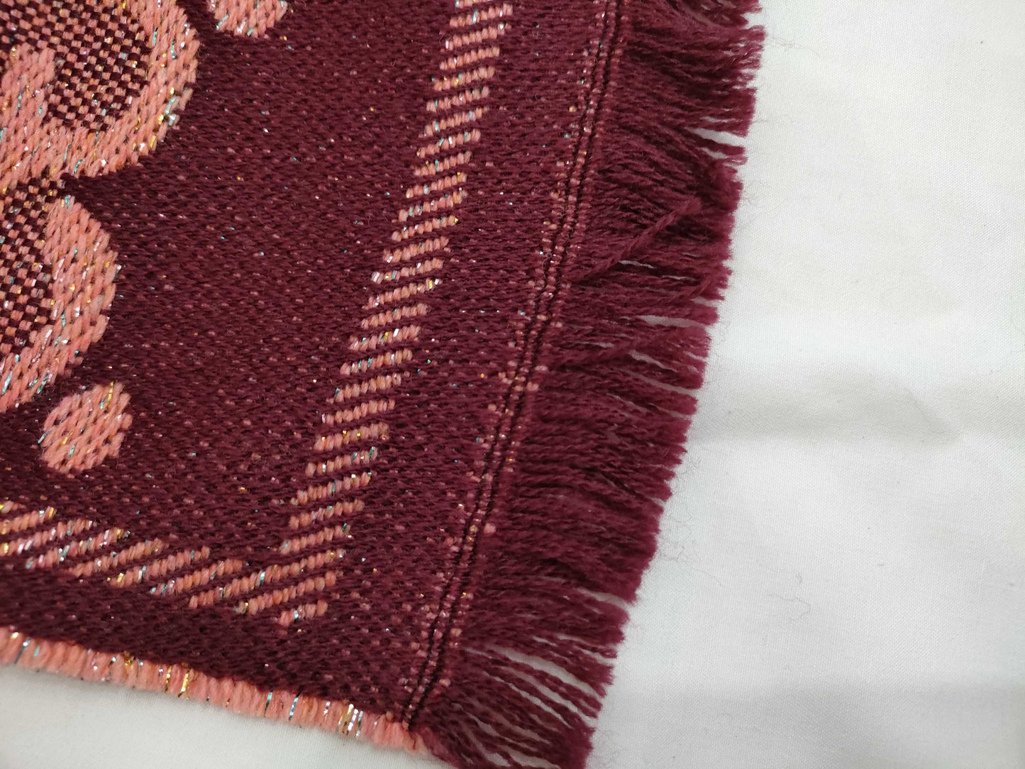 GUCCI Pink Glitter Scarf