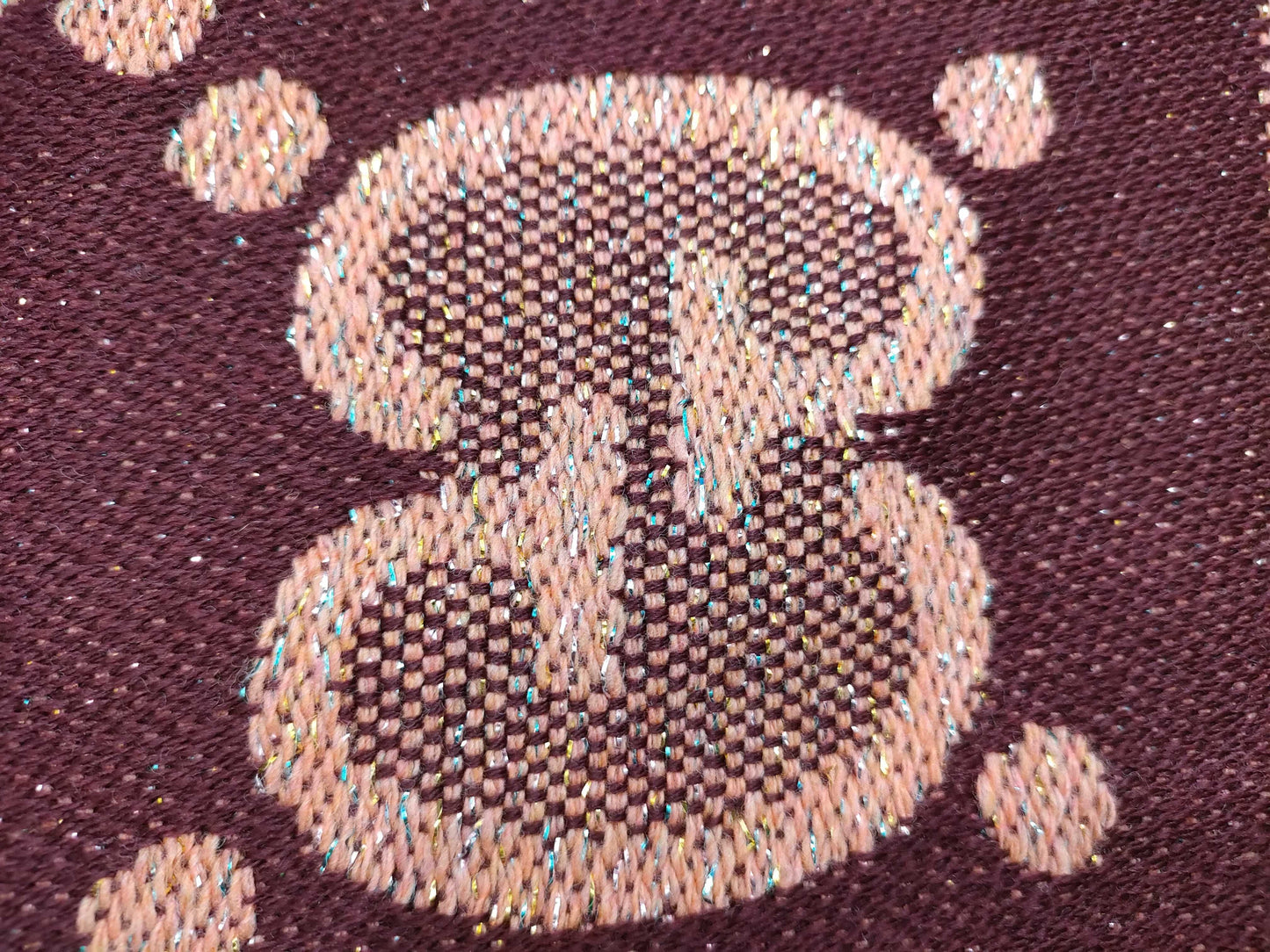 GUCCI Pink Glitter Scarf